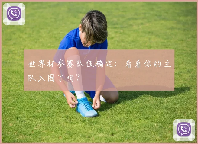 世界杯参赛队伍确定：看看你的主队入围了吗？